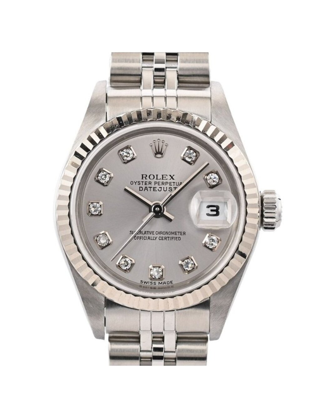 Rolex Watch Datejust White Gold